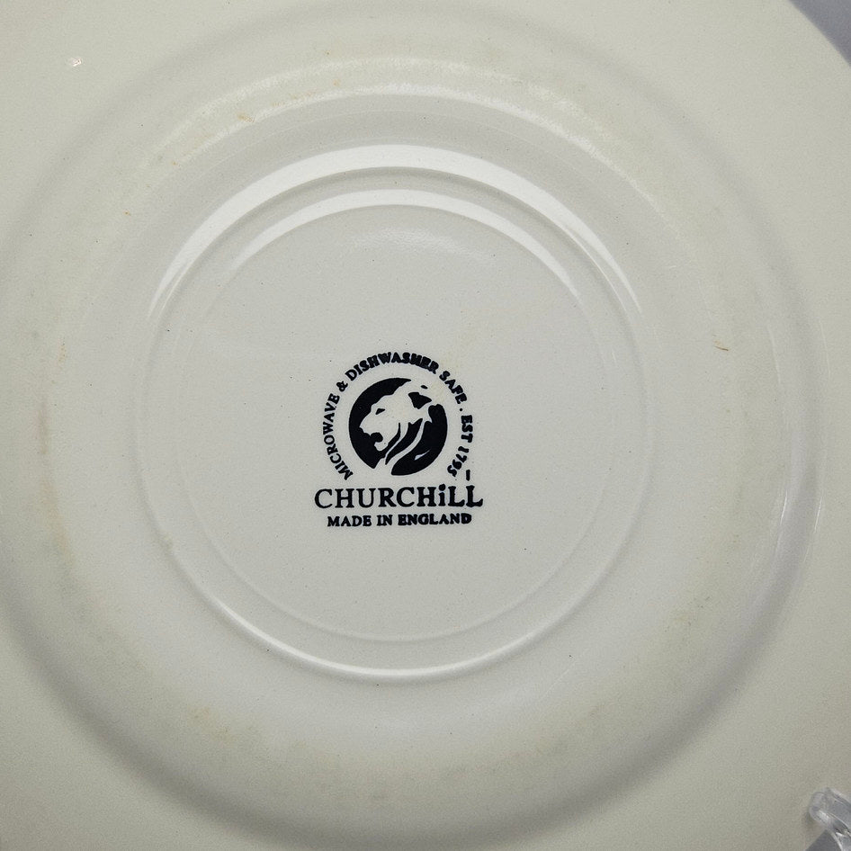 Churchill Blue Willow Ceramic Side Plate