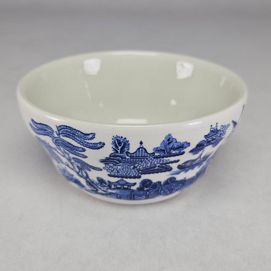 Churchill Blue Willow Ceramic Sugar Bowl