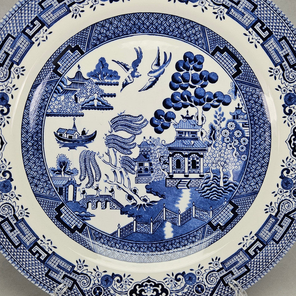 Churchill Blue Willow English Charger Plate