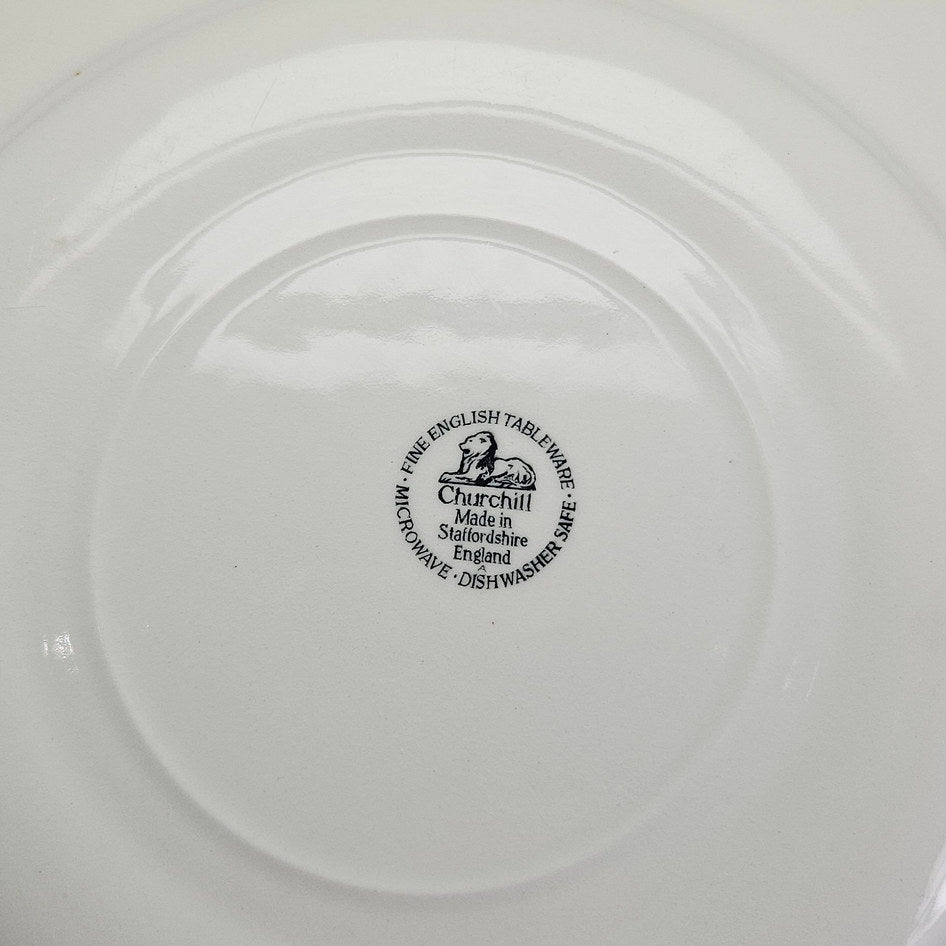 Churchill Blue Willow English Dinner Plate