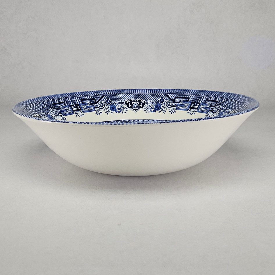 Churchill Blue Willow English Fruit Bowl