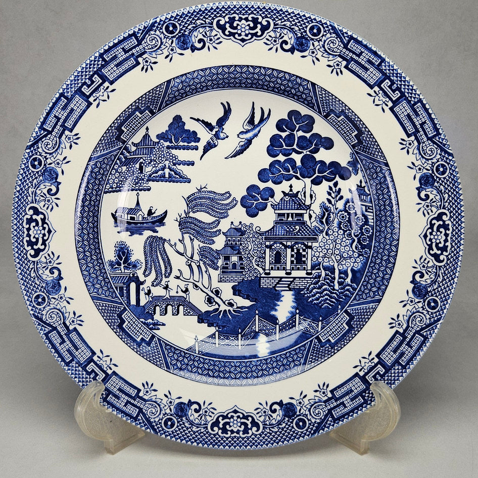 Churchill Blue Willow Large English Serving Bowl