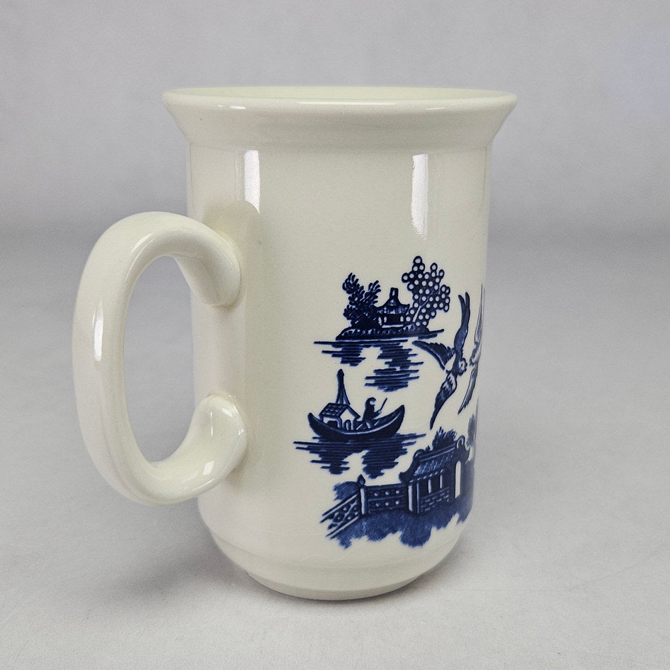 Churchill Blue Willow Tall Ceramic Tea Mug
