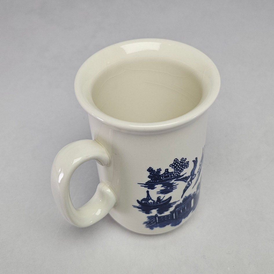 Churchill Blue Willow Tall Ceramic Tea Mug