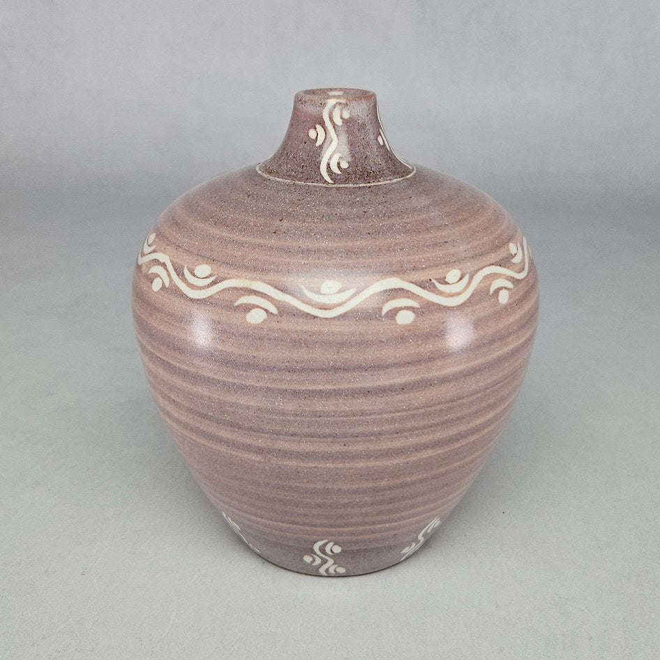 Clayburn Staffordshire Mottled Brown Studio Pottery Vase