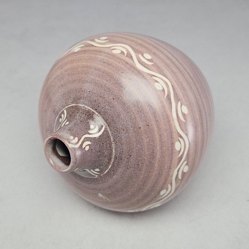 Clayburn Staffordshire Mottled Brown Studio Pottery Vase