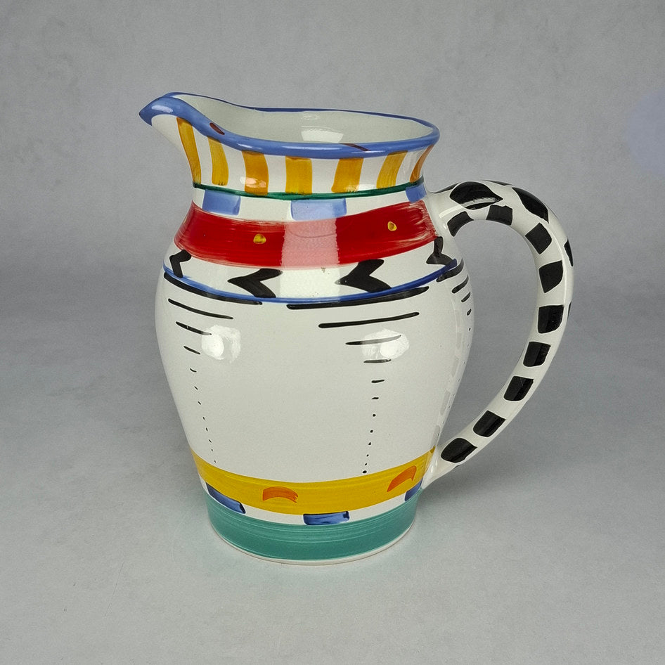 Clementina Van Der Walt Art Deco-Style Ceramic Pitcher