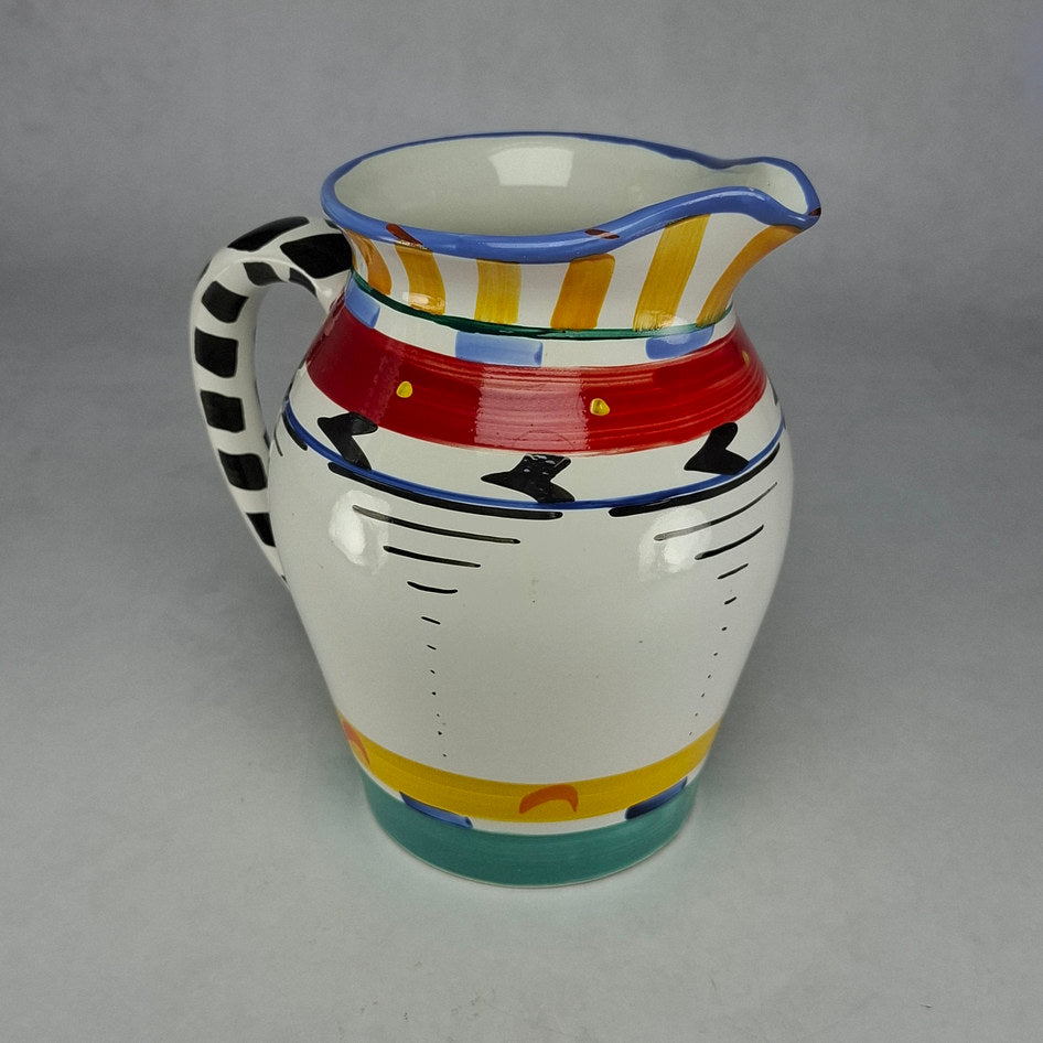 Clementina Van Der Walt Art Deco-Style Ceramic Pitcher