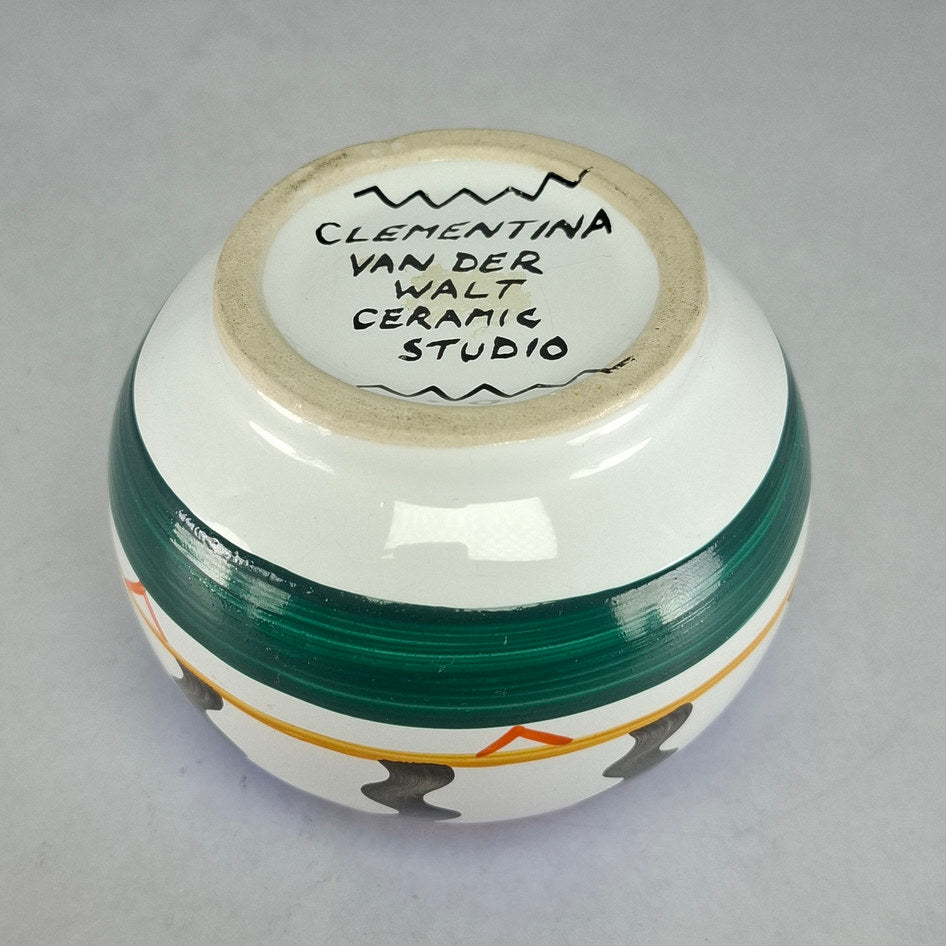 Clementina Van Der Walt Colourful Ceramic Sugar Basin