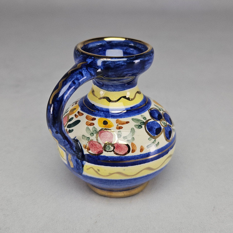 Cora Holland Hand-Painted Floral Ceramic Jug