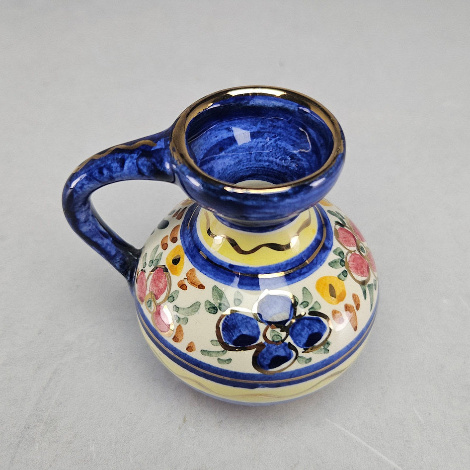 Cora Holland Hand-Painted Floral Ceramic Jug