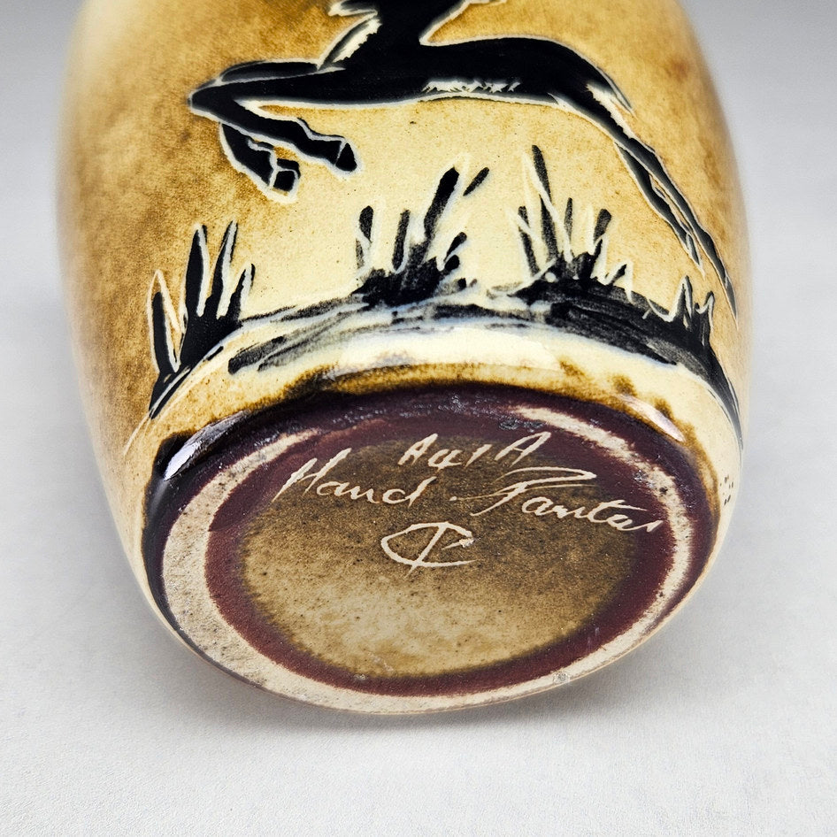 Crescent Ware A41A Hand-Painted Antelope Vase, view 5