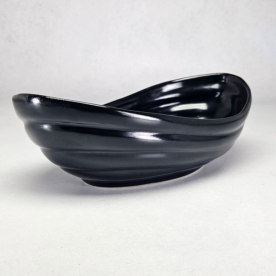 Drostdy Ware 241 Black Boat Shaped Bowl