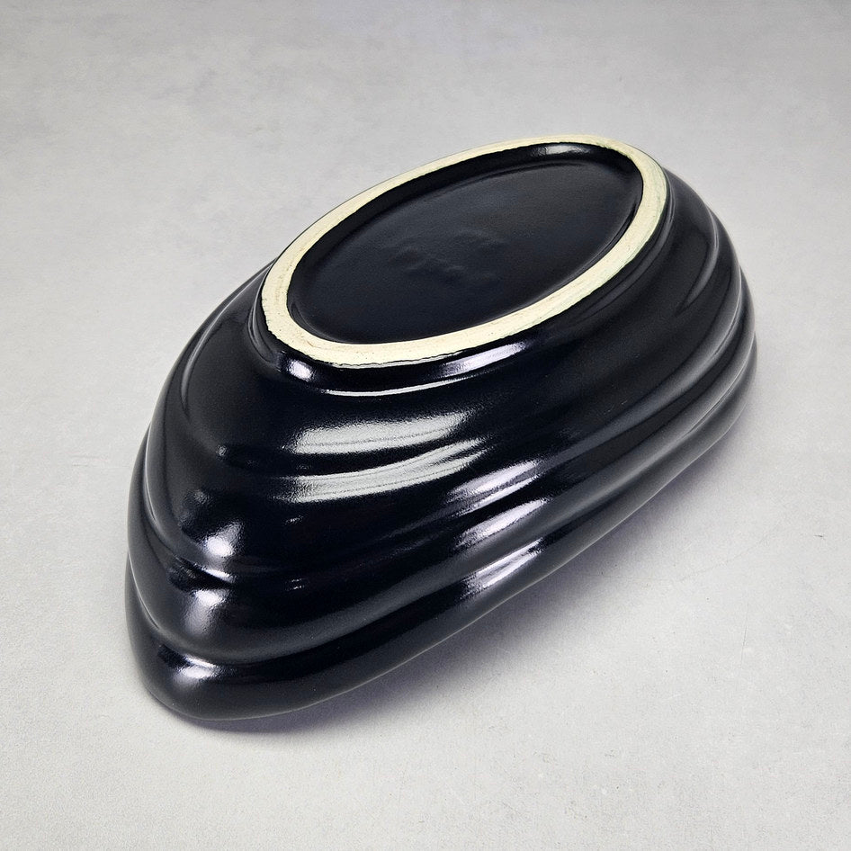 Drostdy Ware 241 Black Boat Shaped Bowl