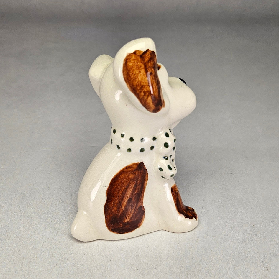 Drostdy Ware Dog with Green Spotted Bow