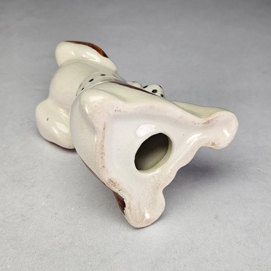 Drostdy Ware Dog with Green Spotted Bow