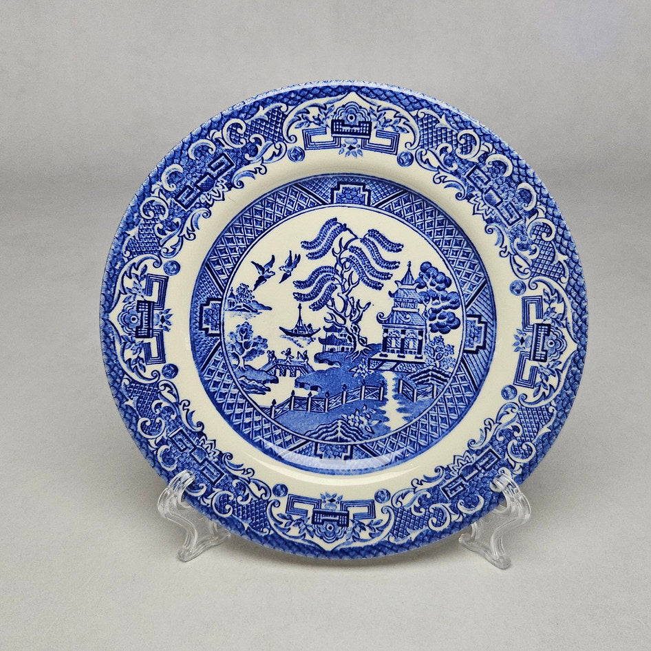 EIT England Blue Willow Ceramic Side Plate