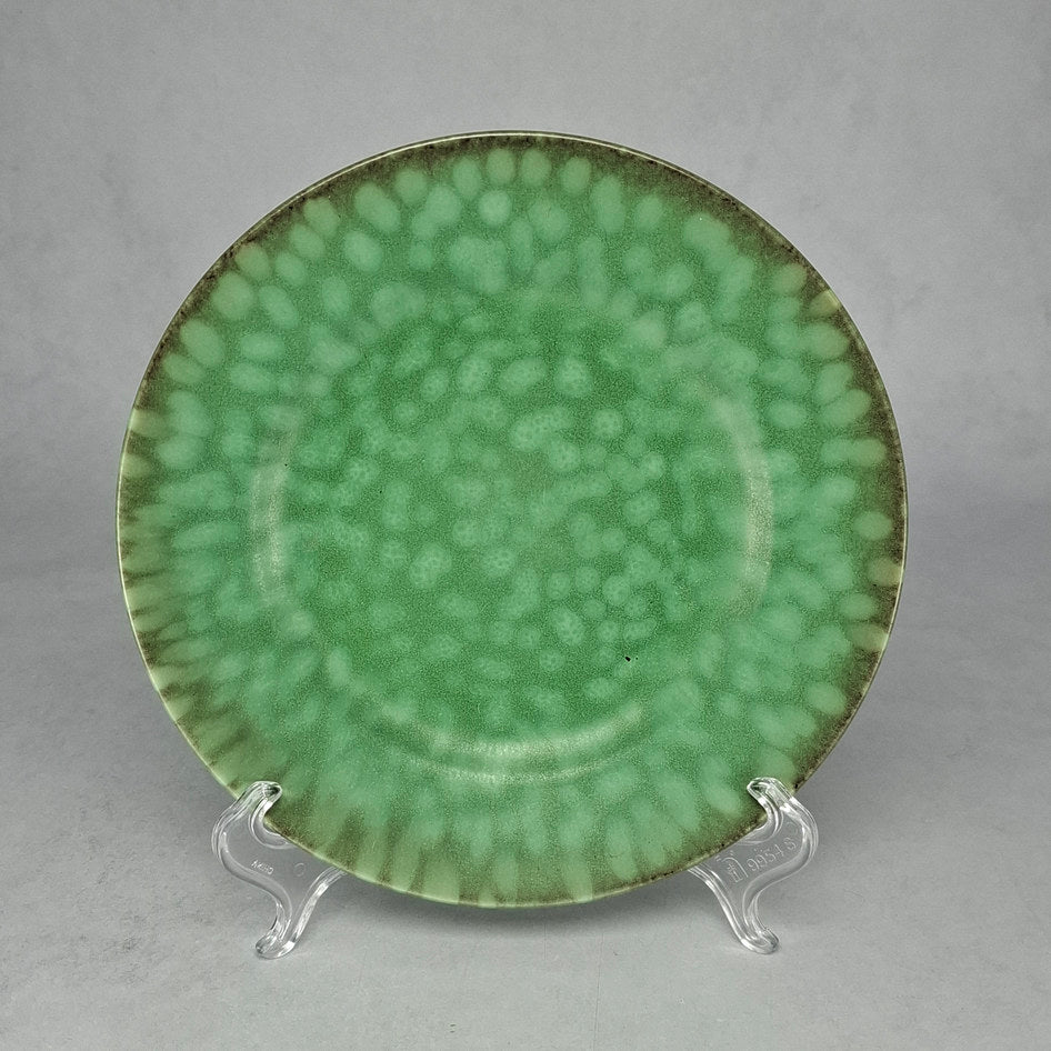 Elsterwerda Art Deco Mottled Ombré Green Side Plate M65