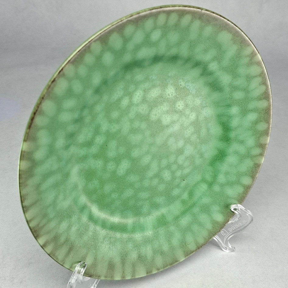Elsterwerda Art Deco Mottled Ombré Green Side Plate M65