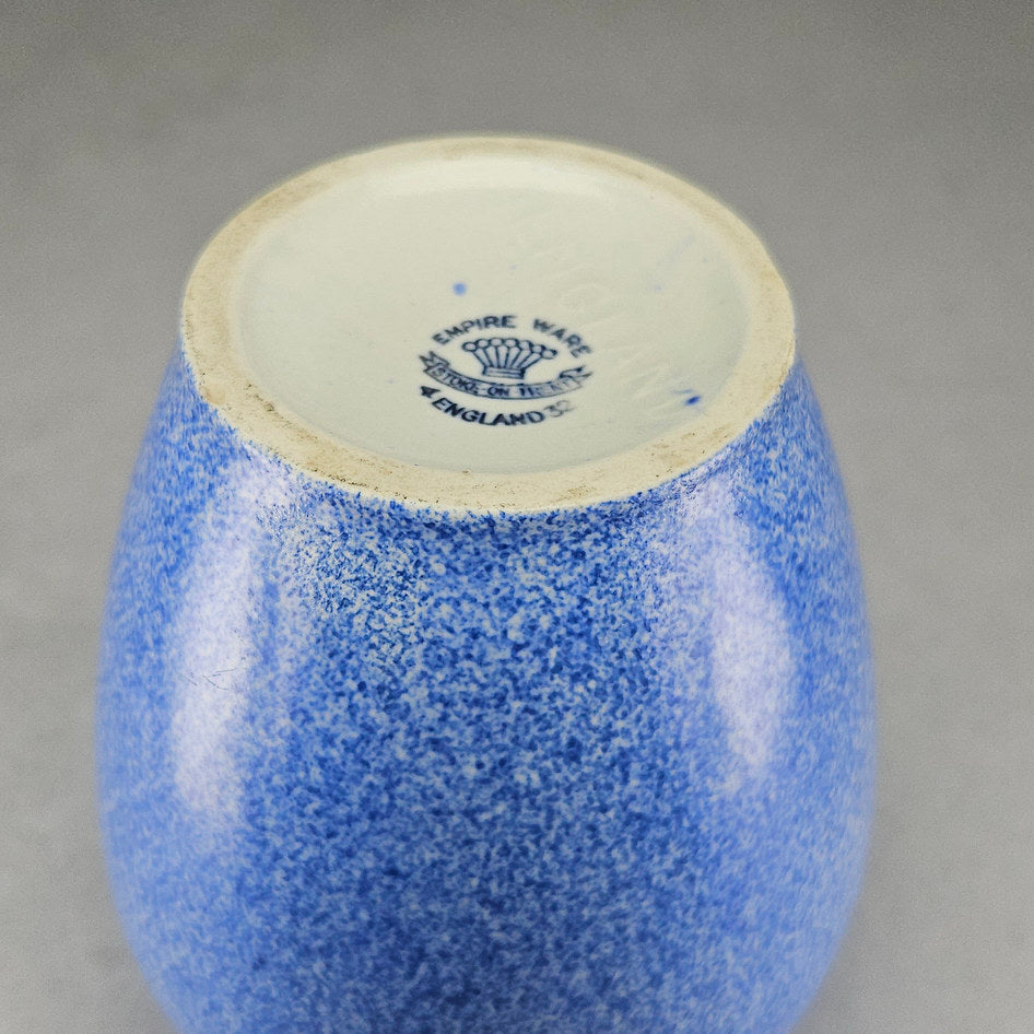 Empire Ware Bright Speckled Blue Twin-Handled Urn Vase
