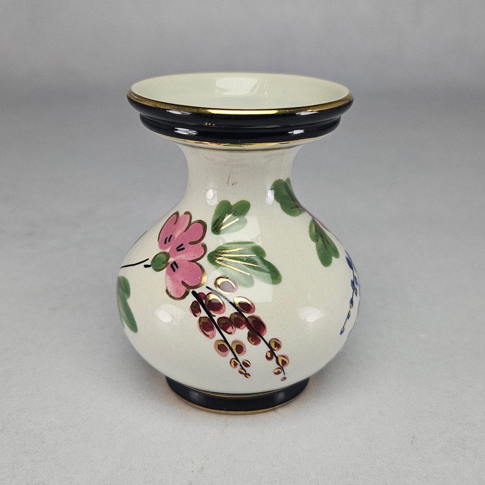 Flora Gouda Holland Simone Hand-Painted Floral Ceramic Vase