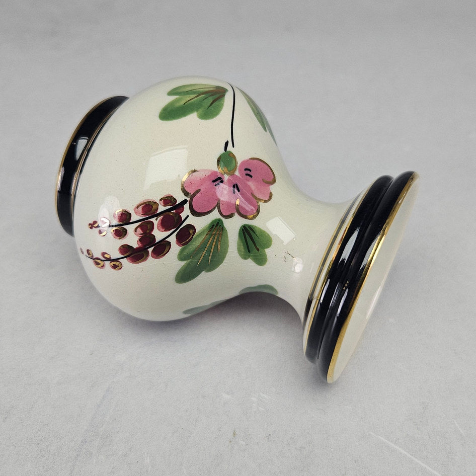 Flora Gouda Holland Simone Hand-Painted Floral Ceramic Vase