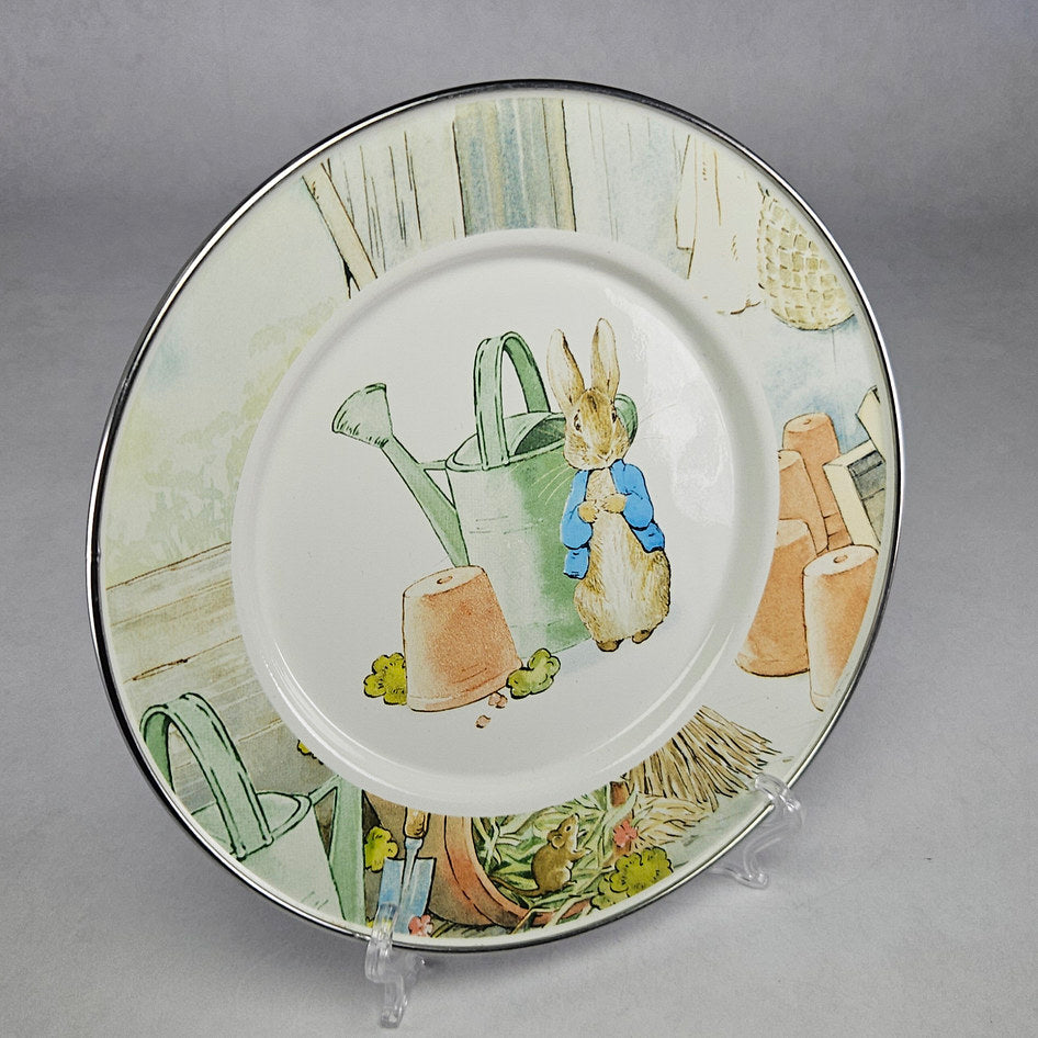 Golden Rabbit Beatrix Potter Peter Rabbit Decorative Tin Plate