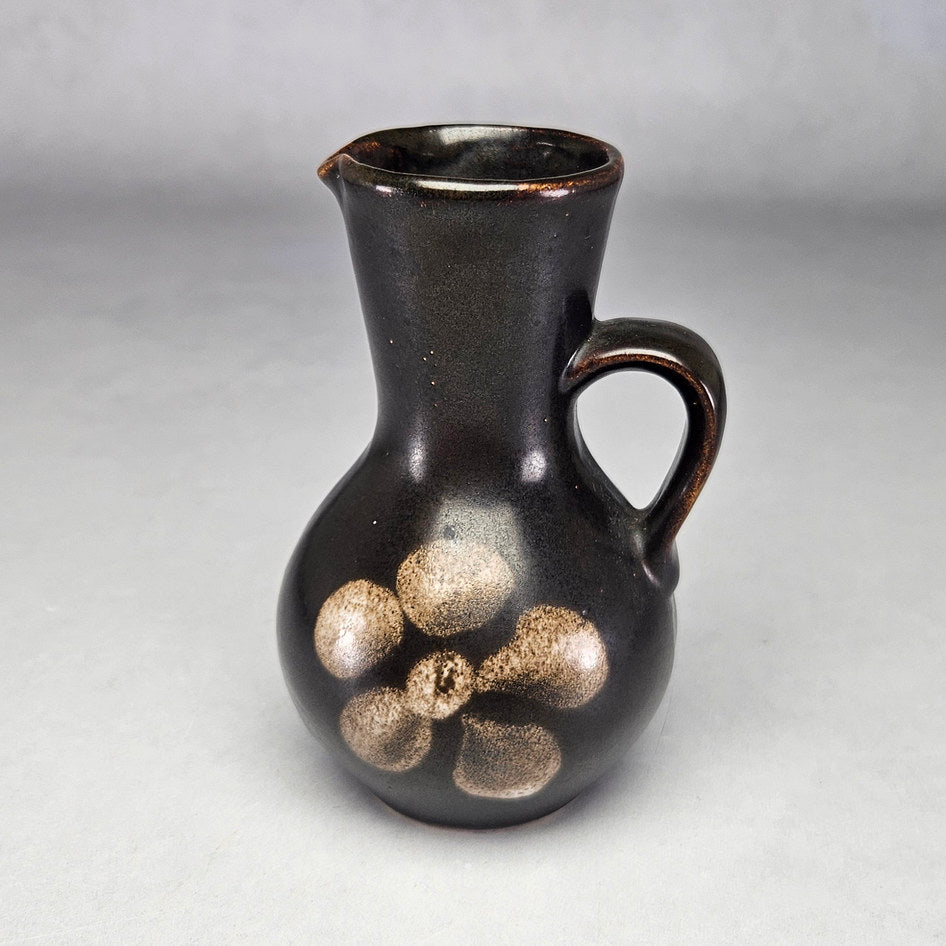 Hamburger Potteries 261 Brown Glazed Jug, view 1