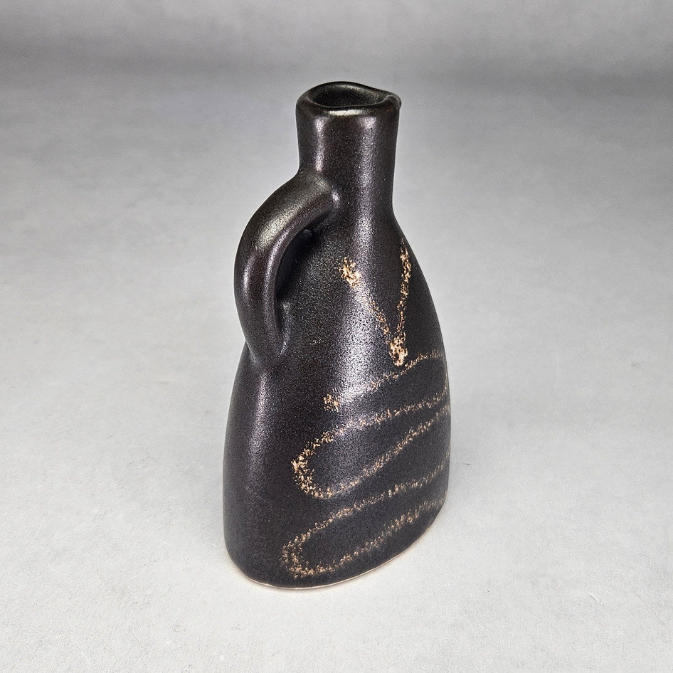 Hamburger's Pottery Dark Brown Loop Pattern Jug