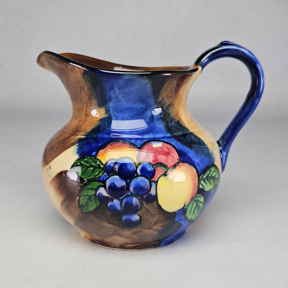 H&K Tunstall Autumn Fruit Decorated Cream Jug with Grape Motif
