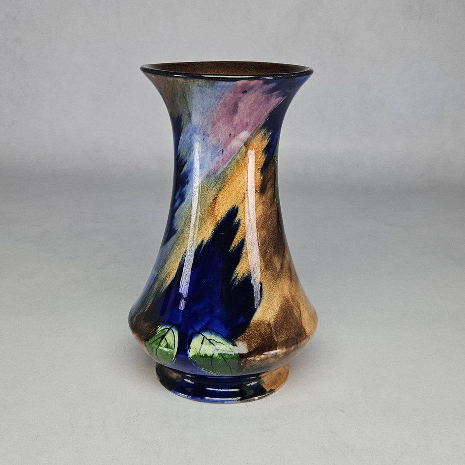 H&K Tunstall Autumn Fruit Decorated Flared Vase