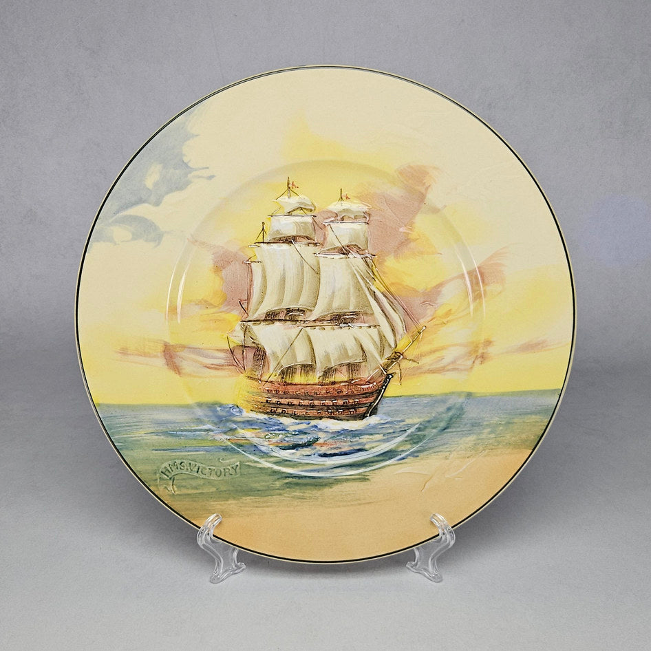 HMS Victory Famous Ships Series Plate Royal Doulton D5957