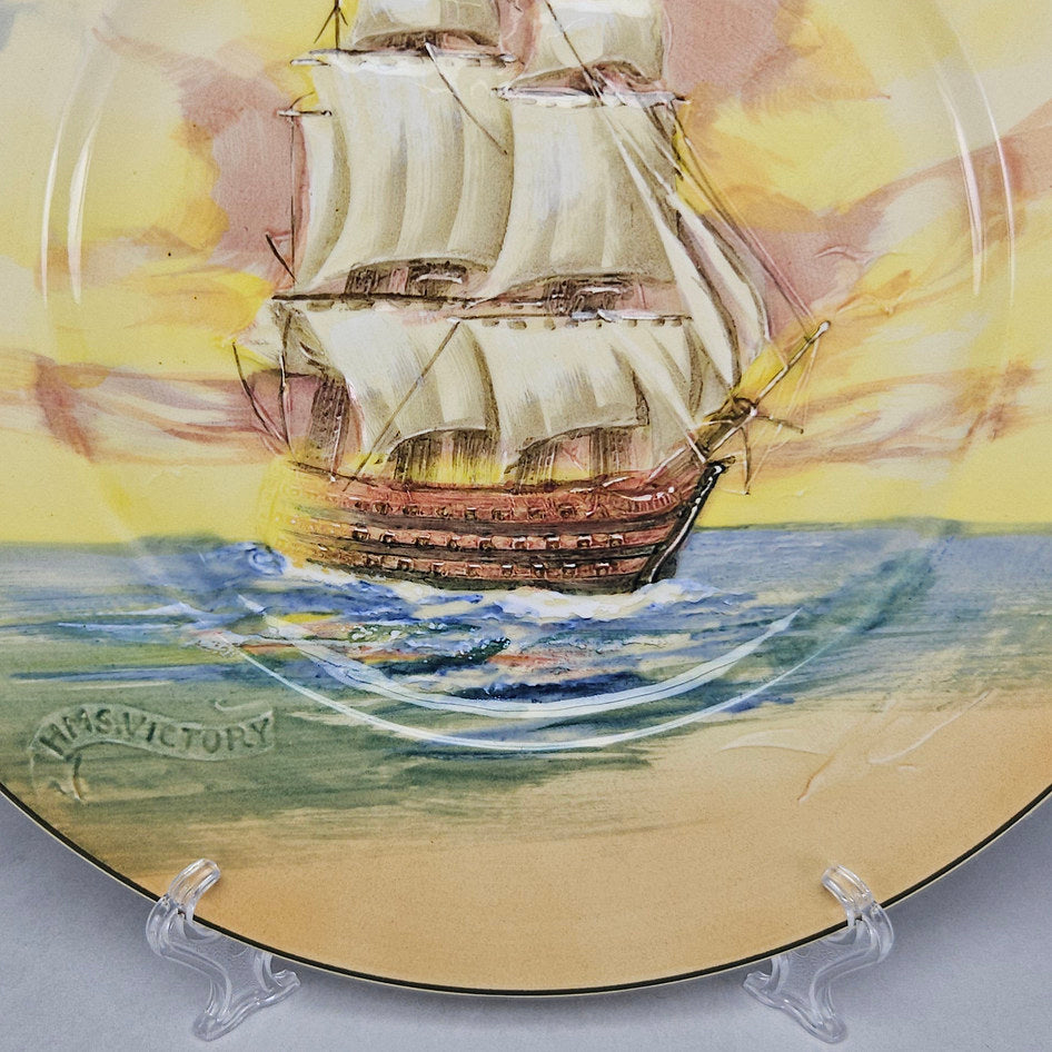 HMS Victory Famous Ships Series Plate Royal Doulton D5957