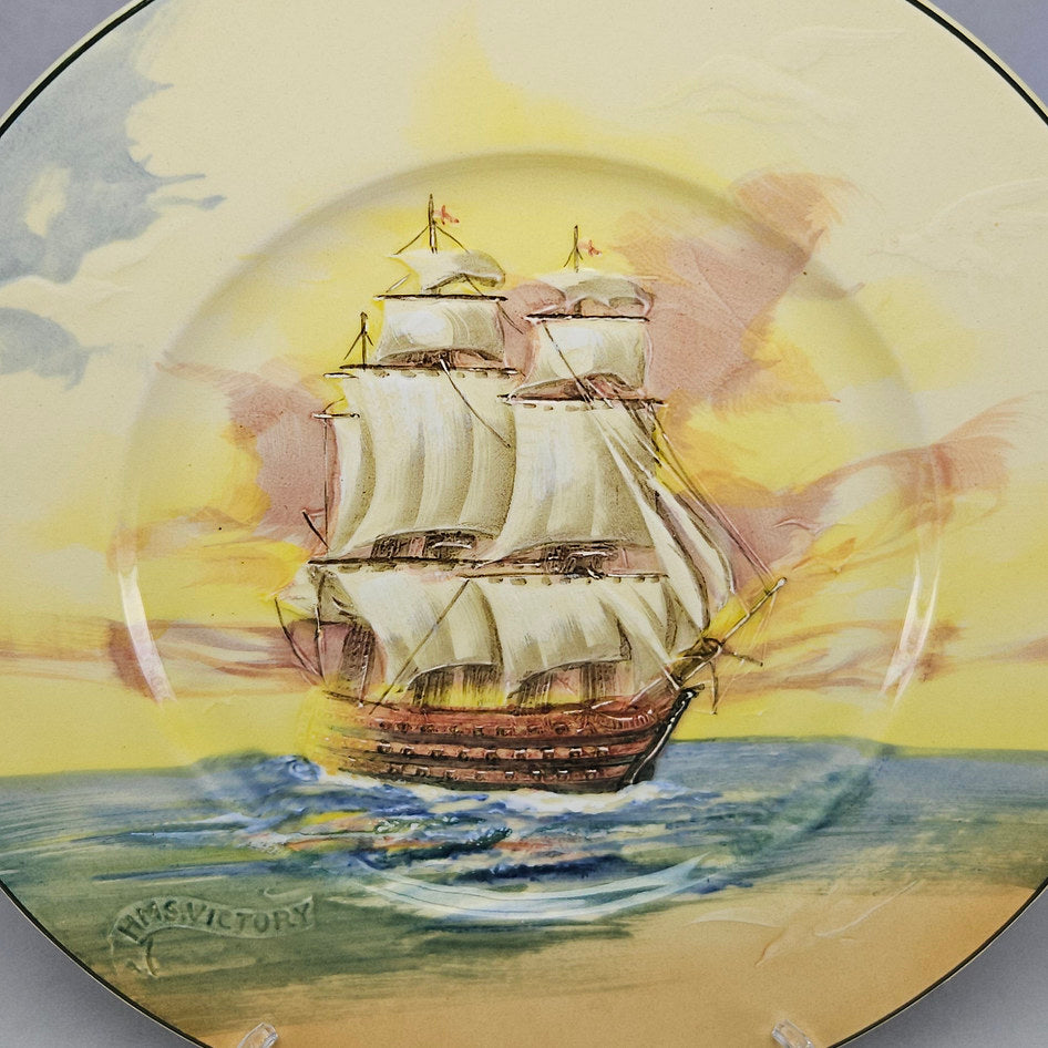 HMS Victory Famous Ships Series Plate Royal Doulton D5957