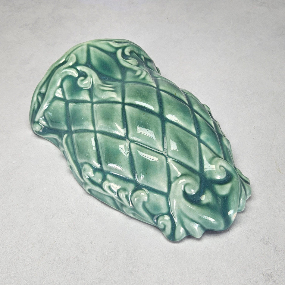 Joy China K059 Green Glazed Wall Pocket, view 4