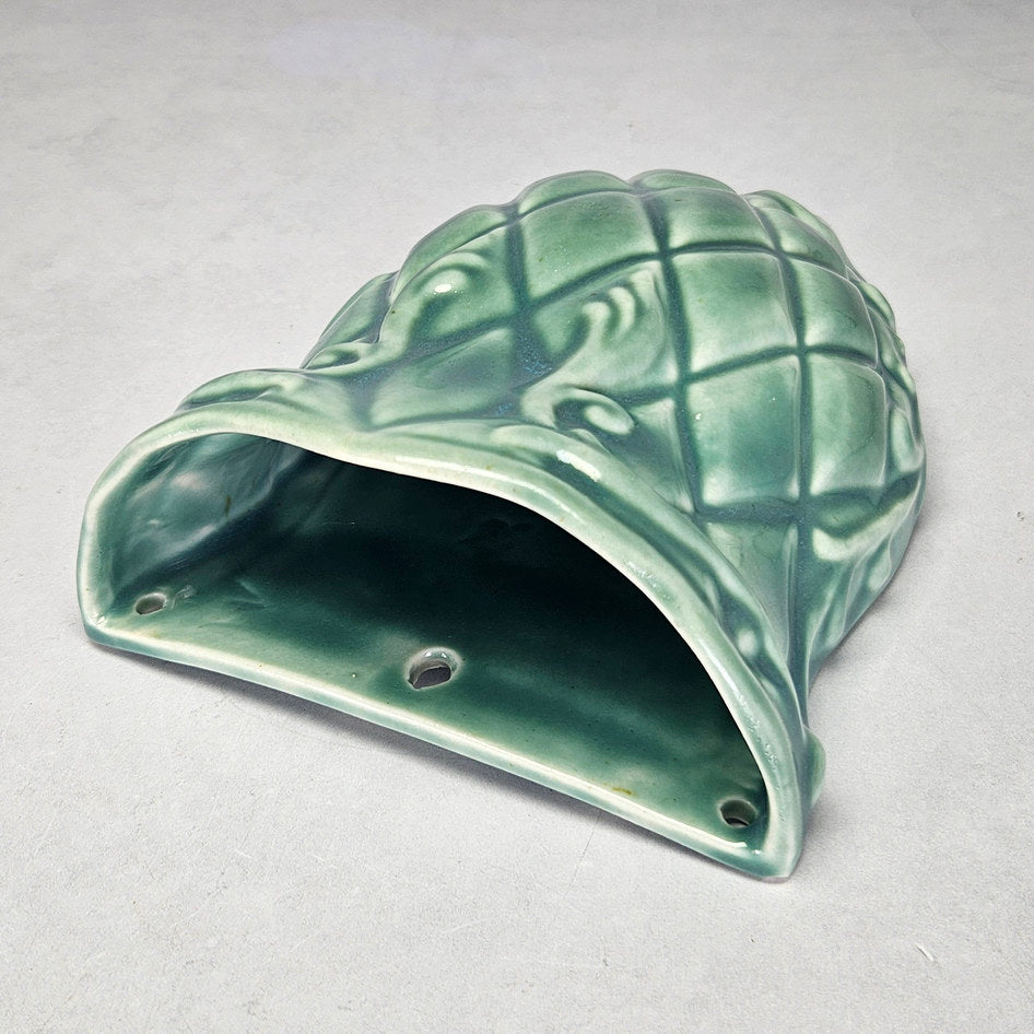 Joy China K059 Green Glazed Wall Pocket, view 5