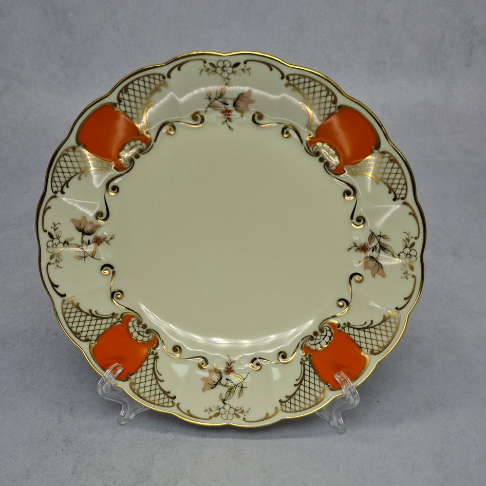 Königl. pr. Tettau Porcelain Teacup, Saucer and Plate Trio