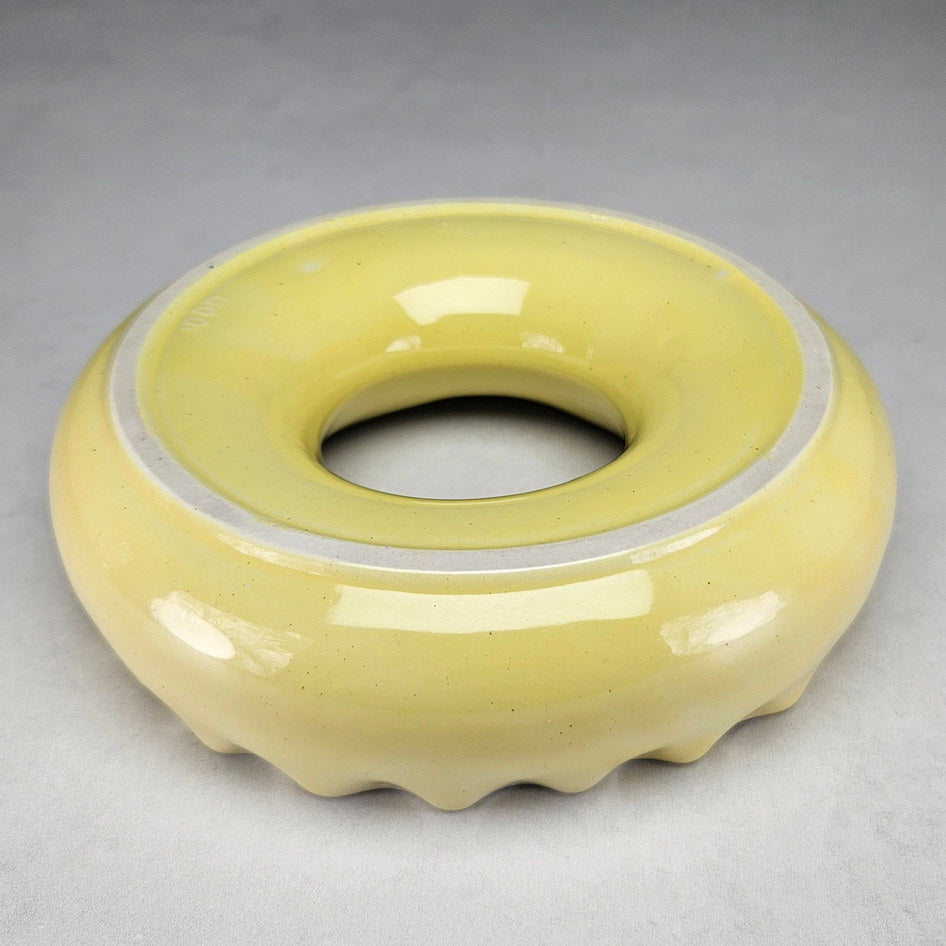 Lucia Ware 4001 Yellow Ceramic Posy Ring Vase, view 4