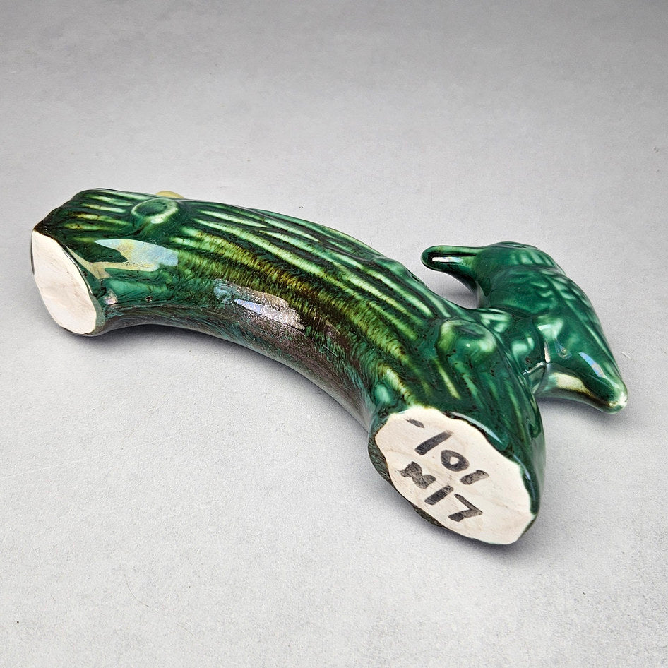 Lucia Ware 4005 Green Bird and Log Posy Vase, view 5