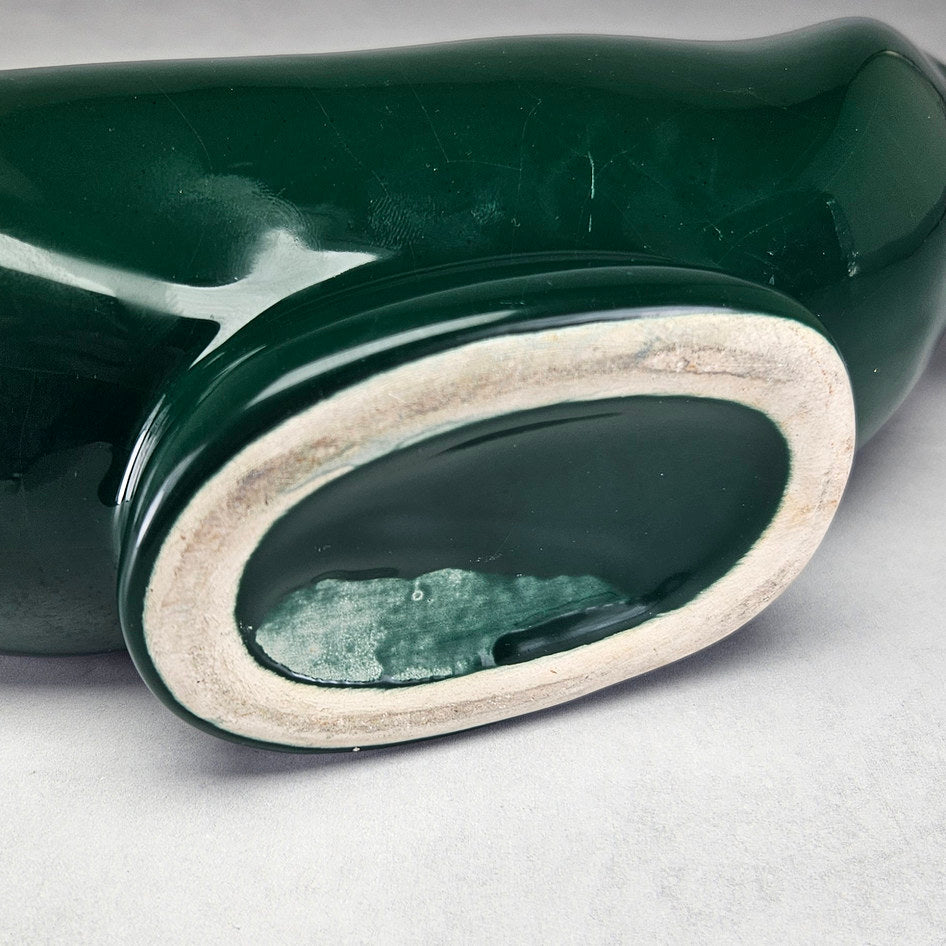Lucia Ware 5803 Dark Green Ceramic Mantel Vase, view 6