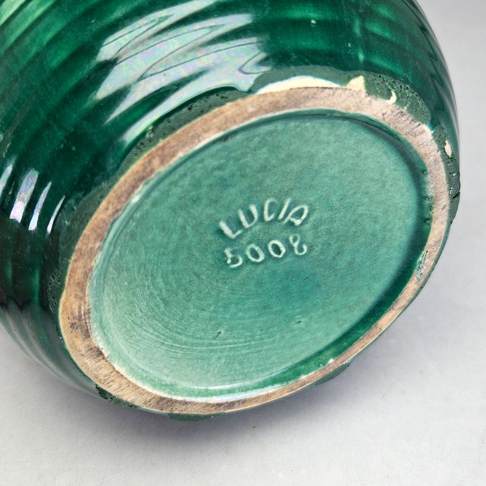 Lucia Ware flared vase base close-up showing LUCIA 5008