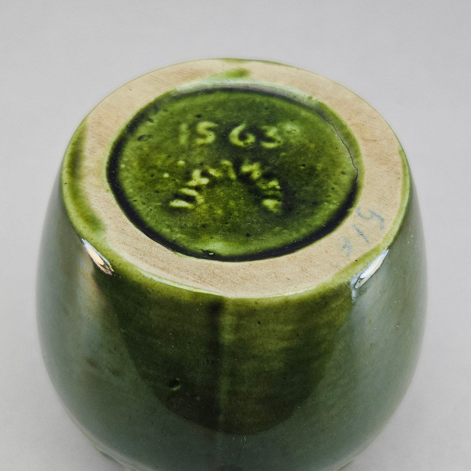 Lucia Ware Green Lustre Glazed Ceramic Vase Style 1563