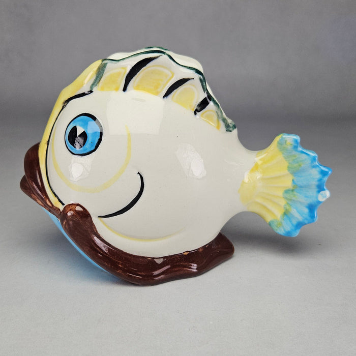 Lucia Ware Hand-Painted Ceramic Fish Planter Vase Style 2202, view 1