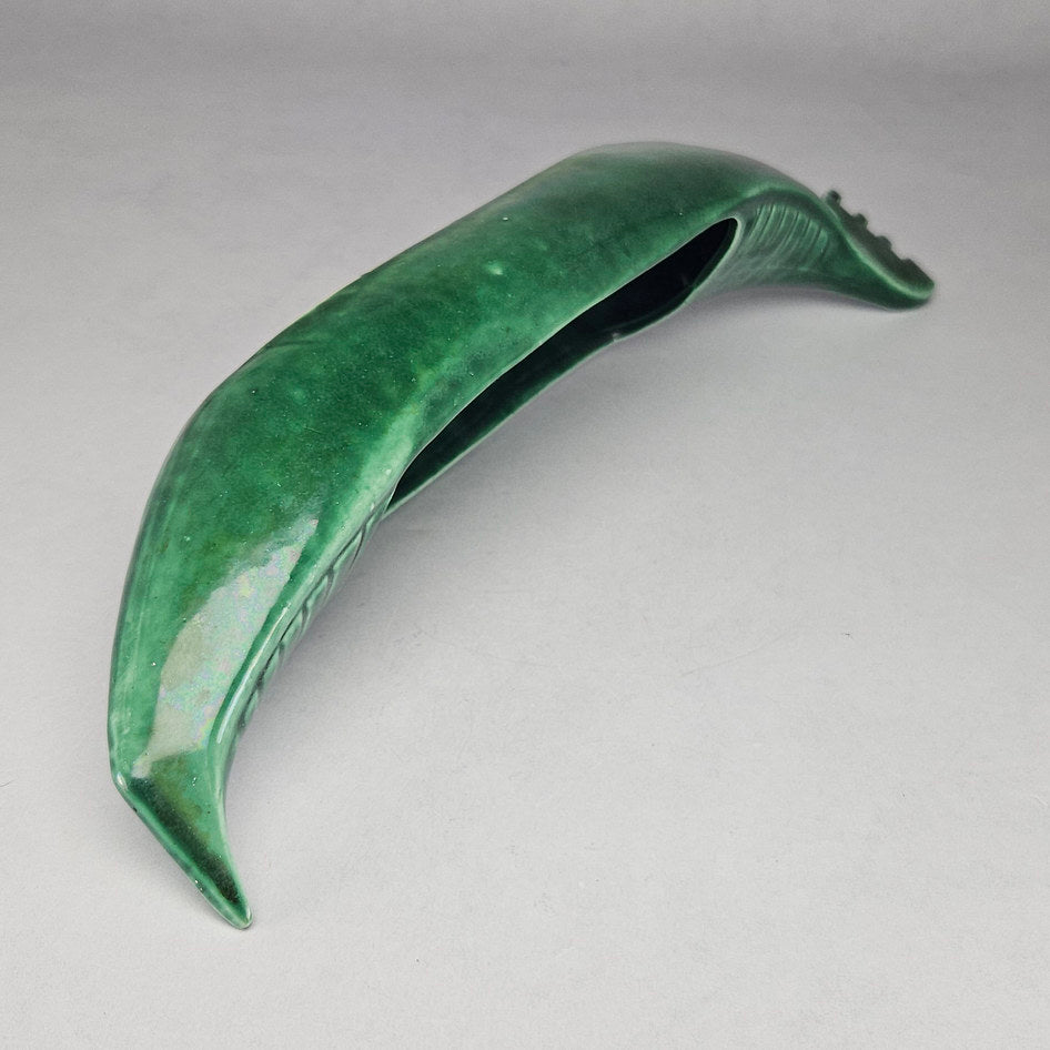 Lucia Ware Large Green Ceramic Gondola Planter Vase Style 6008
