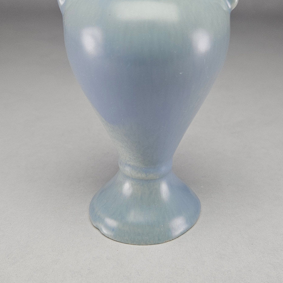 Lucia Ware Light Blue Ceramic Double-Handled Vase Style 2101