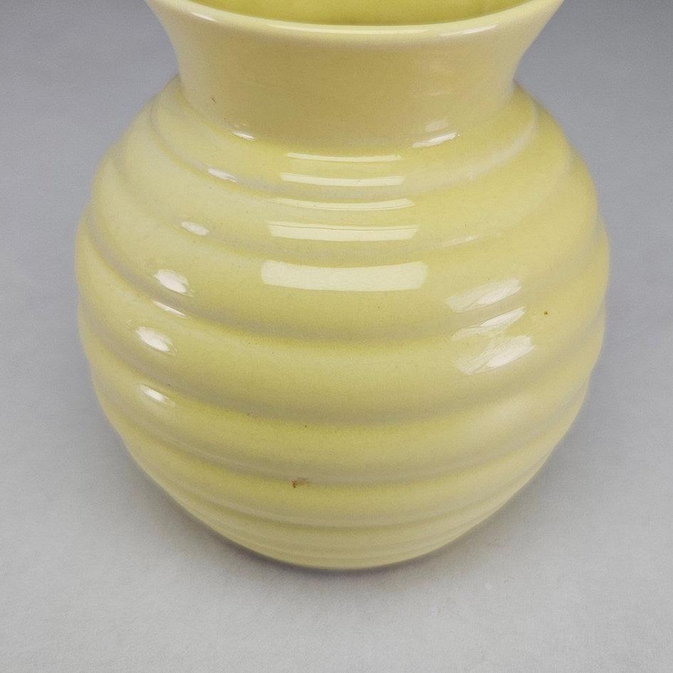 Lucia Ware Pastel Yellow Beehive Ceramic Vase Style 2011