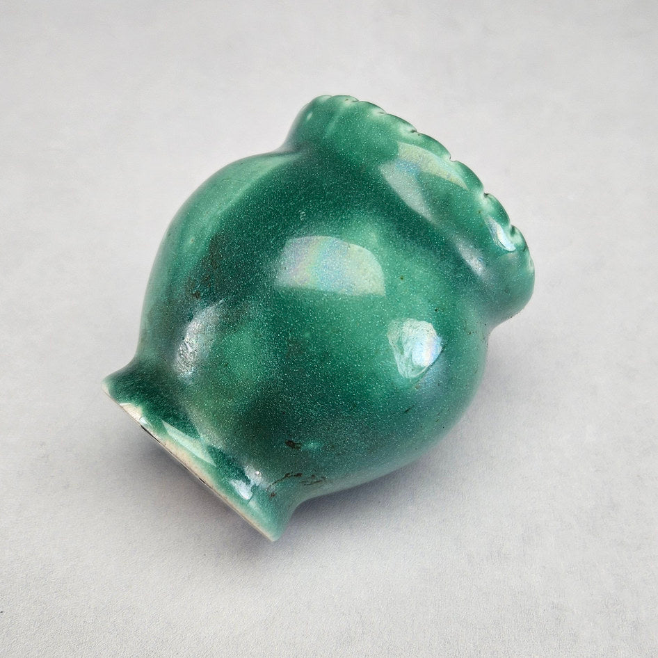 Lucia Ware-Style Green Glazed Miniature Vase, view 3