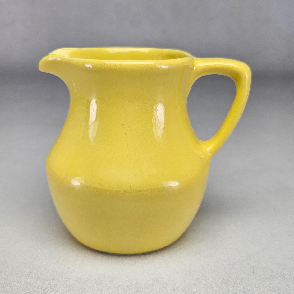 Lucia Ware-Style Yellow Ceramic Cream Jug, view 1