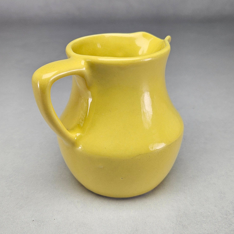 Lucia Ware-Style Yellow Ceramic Cream Jug, view 2