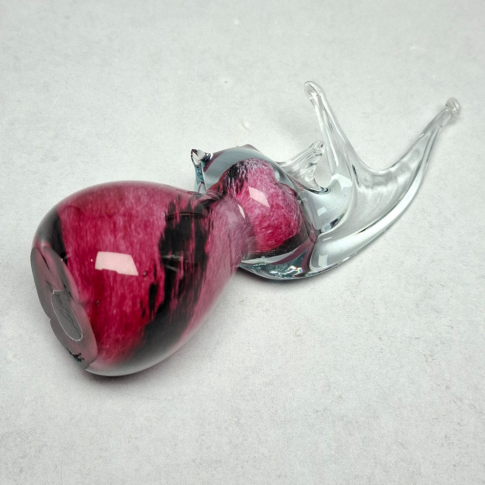 Mtarfa Glassblowers Handmade Art Glass Fish Shaped Paperweight